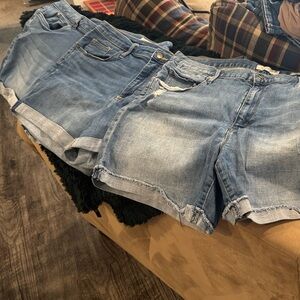 Women's Light Blue Jean short